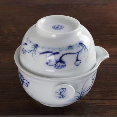 Set Tetera - Taza de Porcelana China de Jingdezhen