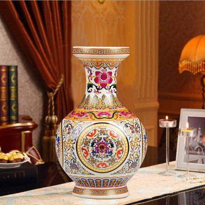 Jarrón Decorativo de Porcelana China Jingdezhen