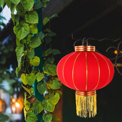 Linternas Rojas para Exterior Decoración del Año Nuevo Chino