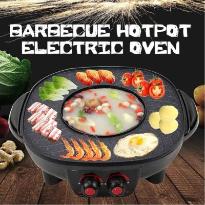 Parrilla Barbacoa Hot Pot Eléctrica