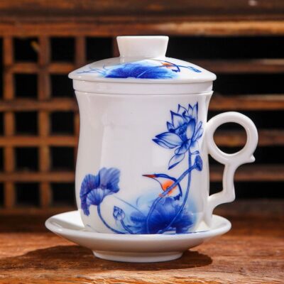 Taza de Té de Porcelana China - 350 ml