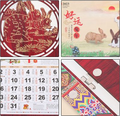 Calendario de Pared Chino: 2023 Año del Conejo
